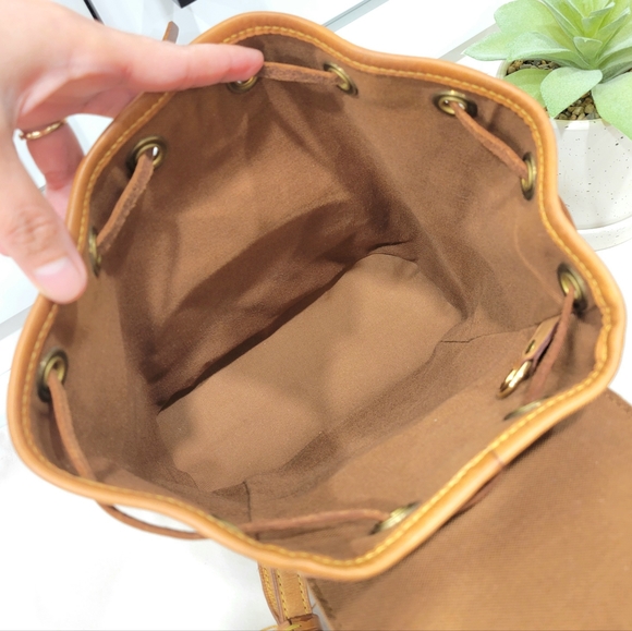 💕DISCONTINUED Very Rare Backpack LOUIS VUITTON Montsouris MINI Monogram - Picture 14 of 16